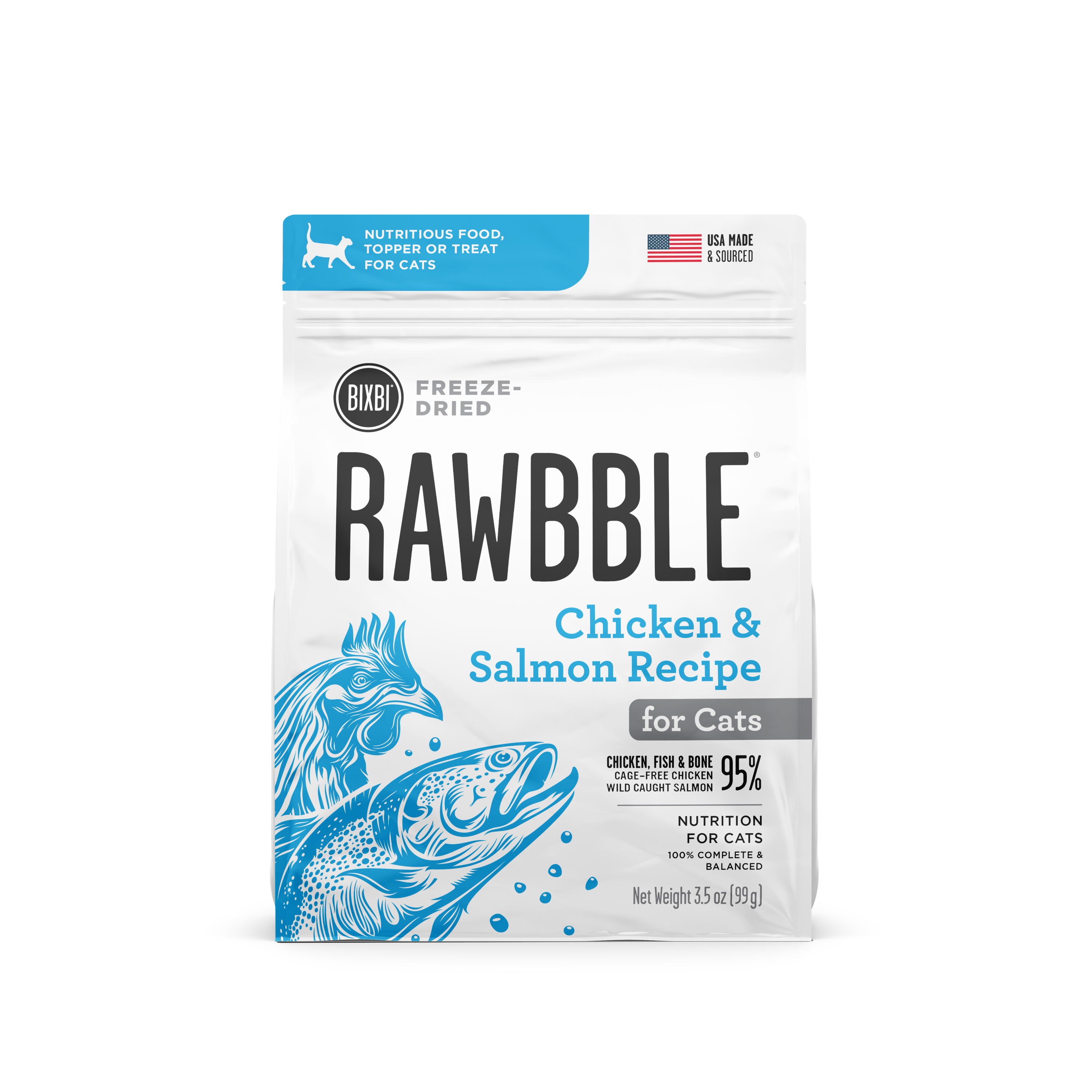 Bixbi Rawbble Healthy Raw Freeze-Dried Cat Treat BIXBI